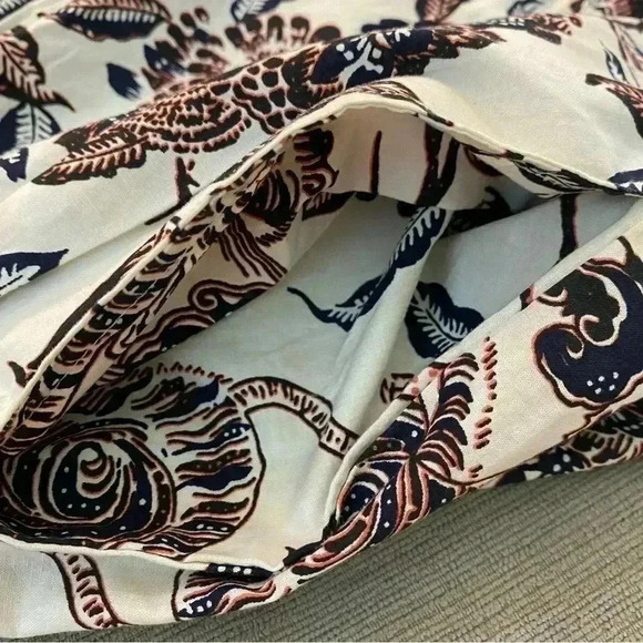 House Of Harlow 1960 Ozzie Ivory Print Mini Dress With Pockets Size Small - Picture 9 of 13